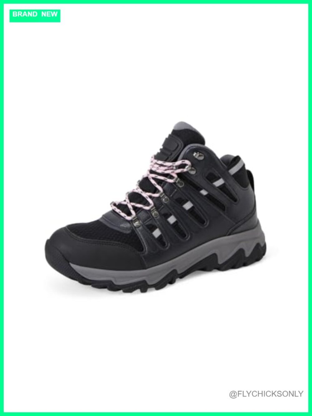 Waterproof Hiking Boots PU Rubber Ankle Outdoor Trail